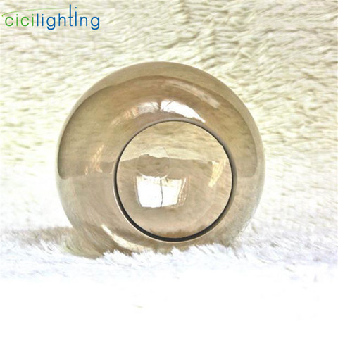 Abat-jour de lampe en verre de remplacement, accessoire Globe couvercle en verre d15 cm d13 cm abat-jour gris pour lustre magic bean ► Photo 1/5