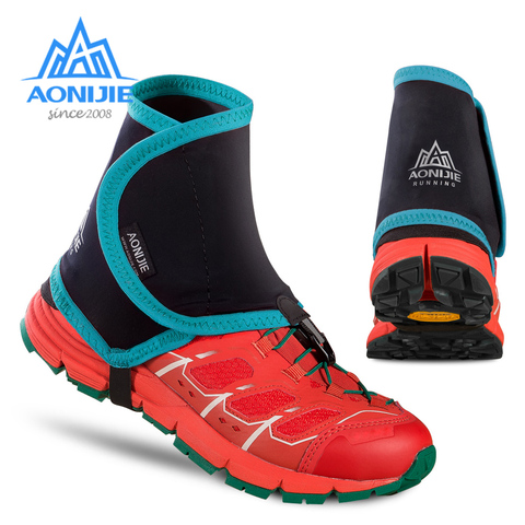 AONIJIE-guêtres de protection unisexe E940 pour l'extérieur, réfléchissants et hauts sentiers, housse de protection résistant au sable pour la course à pied, Jogging, Marathon randonnée ► Photo 1/6