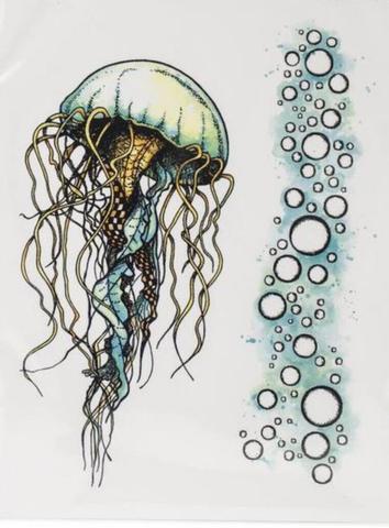 Jellyfish – sceau en Silicone Transparent pour Album photo, Scrapbooking, A003 ► Photo 1/1