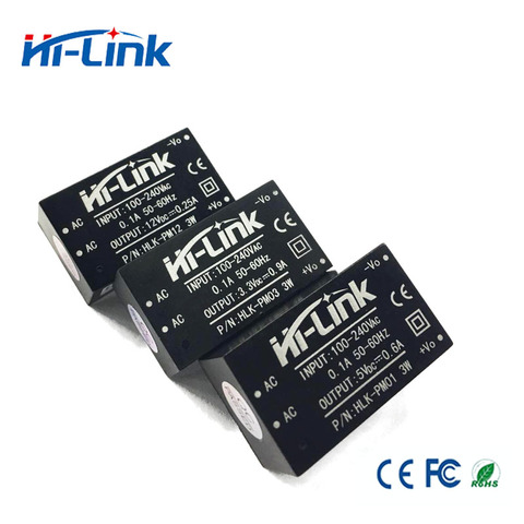 HLK-PM01/HLK-PM03/HLK-PM12 AC DC 220V à 3.3/5/12V mini ménage intelligent compact commutation abaisseur module d'alimentation ► Photo 1/6