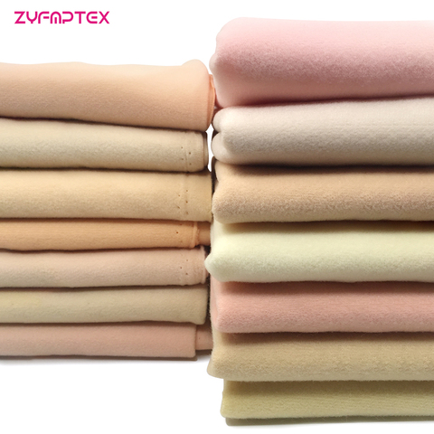 ZYFMPTEX – tissu polaire 2022 Polyester, 14 couleurs de peau, pour Patchwork, fait à la main, couture, tissu en peluche, poupée, nouvelle collection 100 ► Photo 1/6