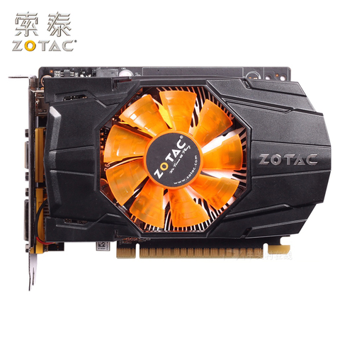 Cartes graphiques d'origine ZOTAC GeForce GTX 650-1GD5 PA Internet pour carte vidéo NVIDIA GTX600 GTX650 1GD5 1G 128bit utilisé GTX-650 ► Photo 1/1