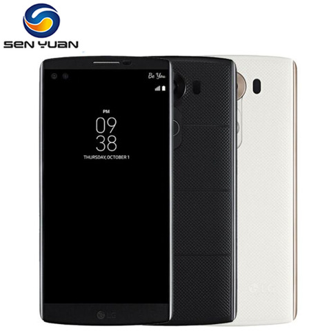 Téléphone portable Android débloqué d'origine LG V10 H900 H901 F600 4G LTE Hexa Core 5.7 ''16.0MP 4GB RAM 64GB ROM WIFI GPS téléphone portable ► Photo 1/6