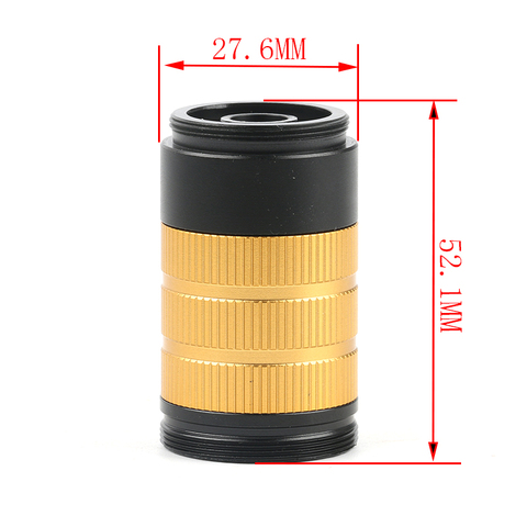 Microscope industriel pour caméra c-mount MINI objectif 1-50x, Zoom 40/50mm, adaptateur annulaire pour caméra vidéo HDMI USB VGA ► Photo 1/4