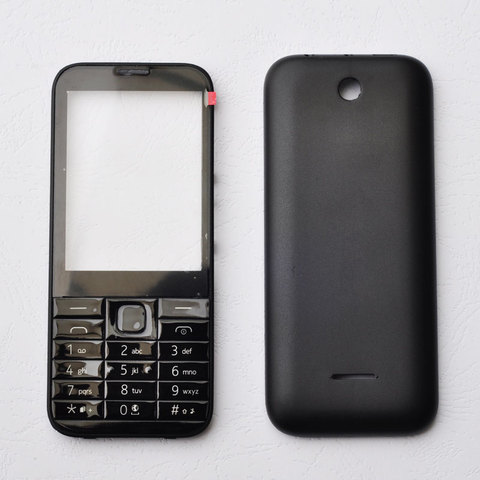 BINYEAE – coque complète pour téléphone portable, nouveau, pour Nokia 225, cadre frontal, cadre central, couverture arrière, clavier, Logo ► Photo 1/6