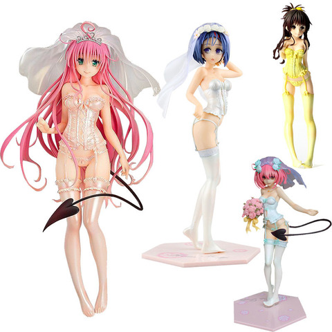 Momo Lala Yuuki mika Sairenji – poupée de nuit en Pvc, sous-vêtements de mariage à Love-ru, figurine d'action japonaise, jouets d'anime, Collection de modèles ► Photo 1/6