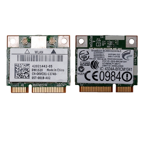 Adaptateur de carte réseau sans fil MINI PCI-E 802.11a/g/n, demi-hauteur, double bande, pour Dell Toshiba Acer Sony Samsung ► Photo 1/6