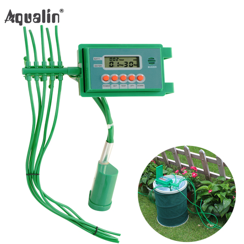 Pompe automatique d'irrigation goutte-à-goutte pour jardin, Kits système d'arrosage avec contrôleur de minuterie d'eau intelligent pour bonsaï, plante # 22022A ► Photo 1/5