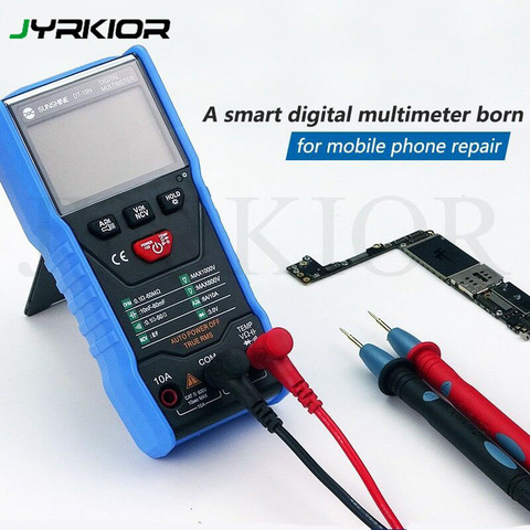 Jyrkior – Mini multimètre numérique Intelligent, personnalisé, pour téléphone portable, détection de résistance de courant et de tension ► Photo 1/6