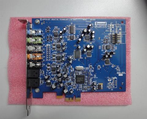 D'origine démonter, Pour Creative SB1040 Sound Blaster X-fi Xtreme Audio PCI-E Carte Son, 100% de travail bonne ► Photo 1/3