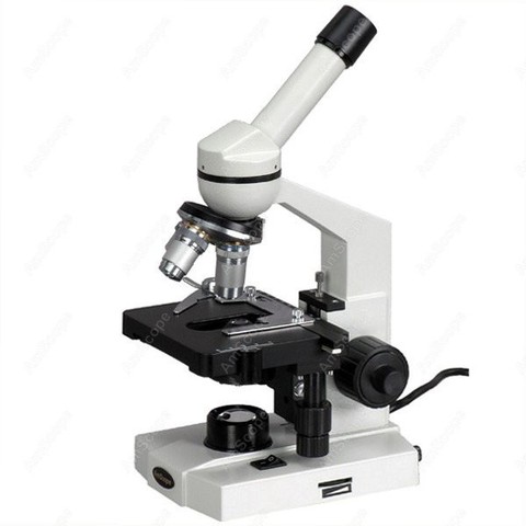 Microscope biologique monoculaire, AmScope fournit un Microscope biologique monoculaire 40X-2500X M600C ► Photo 1/1