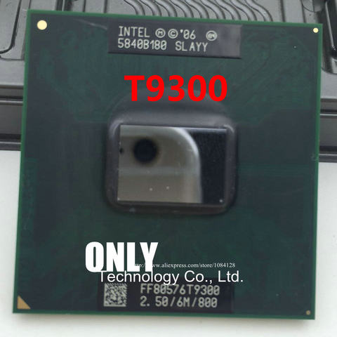 CPU Core 2 Duo pour ordinateur portable, processeur T9300, 6 mo de Cache, 2.5GHz, 800 prises Dual-Core 479, pour processeur GM45 PM45, livraison gratuite ► Photo 1/2