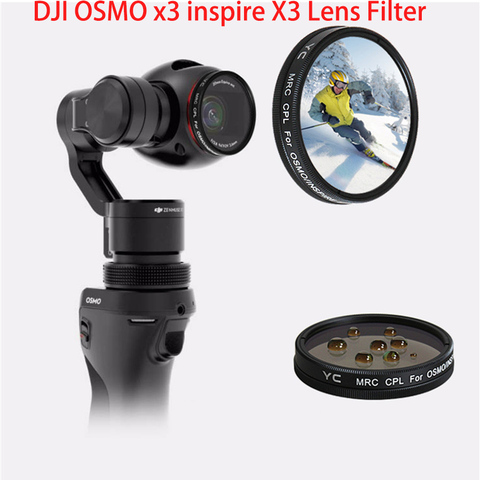 DJI OSMO MCUV CPL ND4 ND8 ND16 ND32 ND64 filtre d'objectif et kit accessoires de filtre pour DJI OSMO cardan Inspire 1 Zenmuse X3 ► Photo 1/1