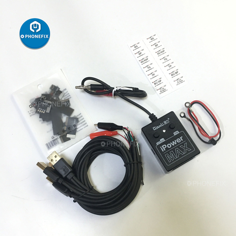 Qianli iPower Max Pro câble d'alimentation câble d'essai pour iPhone 11 11Pro Max XS XSMAX X 8 8P 7G 6S 6P câble d'essai de contrôle d'alimentation cc ► Photo 1/6