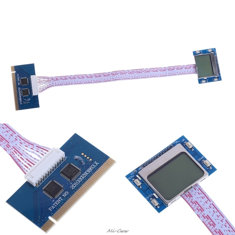 Plus récent PCI Carte Mère Testeur De Diagnostic Analyseur LCD Post Carte de Test Pour Ordinateur De Bureau ORDINATEUR PORTABLE ► Photo 1/1