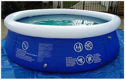 Piscine gonflable à anneau supérieur pour enfants, taille M d6 * H2'2 