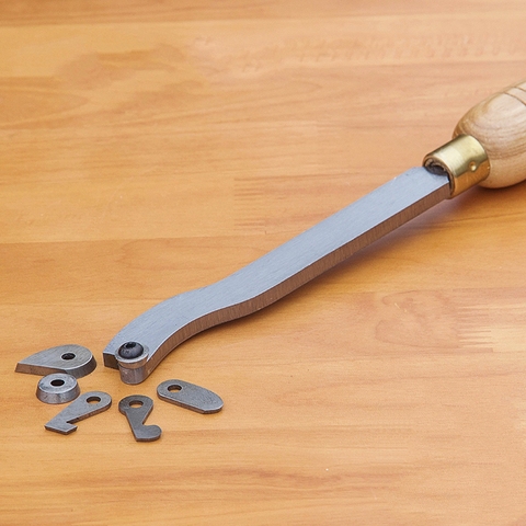 Ensemble de couteaux creux à têtes multiples, outil de travail du bois en acier à grande vitesse, tour de coupe ► Photo 1/6