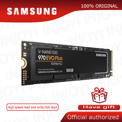 SSD M.2 SAMSUNG M2 1 to 500G 250G HD NVMe disque dur SSD disque dur 1 to 970 EVO Plus SSD PCIe pour ordinateur portable ► Photo 1/5