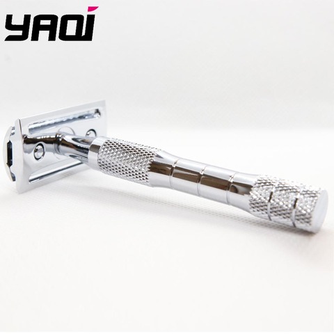 Chrome Couleur Humide Rasage Double Edge Safety Razor Cadeau ► Photo 1/4