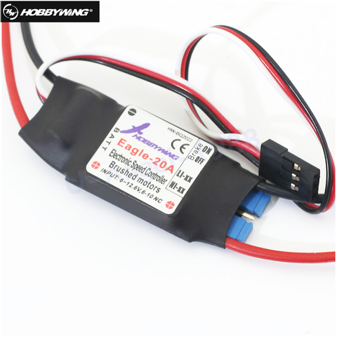 Original Hobbywing Eagle 20A ESC pour moteur brossé pour avion RC 370 380 390 280 270 vente en gros ► Photo 1/3