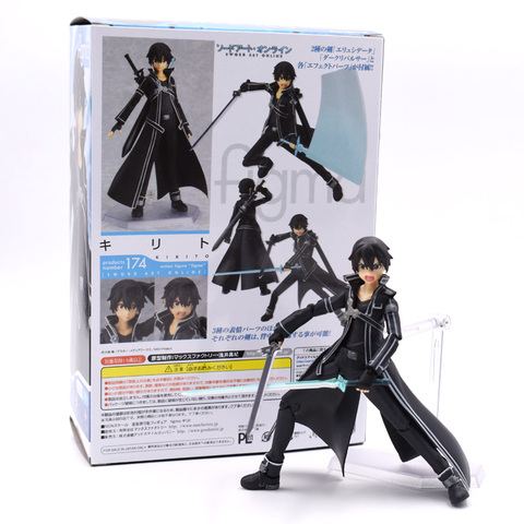 15cm épée Art en ligne figurine SAO Kirito Figma 174 modèle poupée avec arme épée livraison gratuite ► Photo 1/6