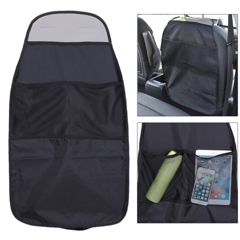 Universel siège de voiture arrière organisateur sac de rangement imperméable éraflure saleté protecteur couverture pour enfant bébé enfant Anti coup de pied tapis Pad ► Photo 1/6