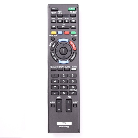 RM-YD103 Télécommande Pour SONY BraviaTV KDL-32W700B 40W580B 40W590B 40W600B 42W700B 60W630B XBR-55X800B, YD-102 Contrôleur ► Photo 1/6