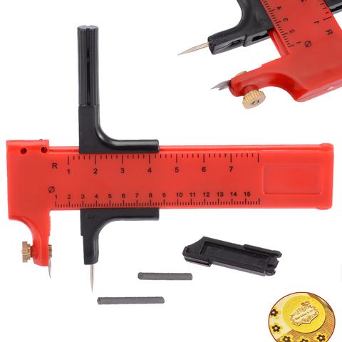 Compas rotatif cercle Cutter outil plastique multifonctionnel compas cercle pour papier vinyle caoutchouc cuir outil 10mm-150mm ► Photo 1/1