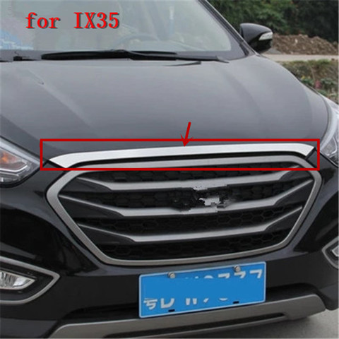 Pour Hyundai IX35 2010-2015 haute qualité ABS Chrome calandre capot couvercle du moteur garniture décoration extérieure accessoires de style ► Photo 1/3