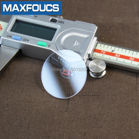 Verre saphir plat anti-rayures, rond, lisse, Transparent, pour réparation de montres, épaisseur 1.5mm, taille 30-39.5mm ► Photo 1/6