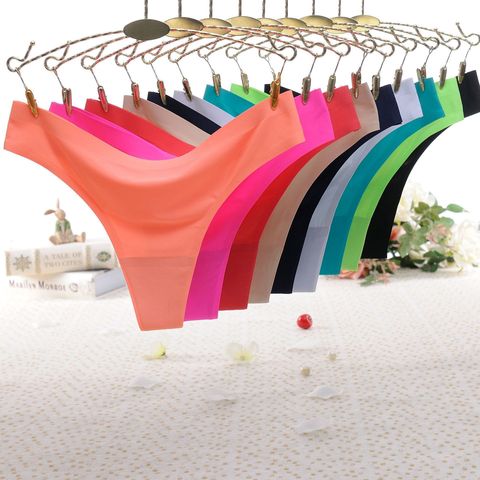 Sous-vêtements à volants pour femmes, culotte T Invisible sans couture, string Sexy, Lingerie intime, slip pour dames, 1 pièces, sf2051 ► Photo 1/5