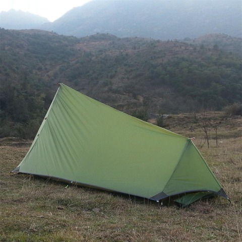 Ultra-léger À Double Couche 1-2 Personne Tente Trois Saisons Portable Étanche Tente série Vérin Sans Abri En Plein Air Matériel de Camping ► Photo 1/6