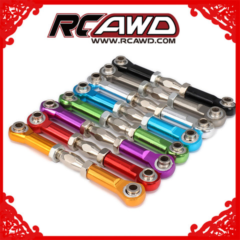 Réglable Tirant RC Volant de Voiture swing Servo Linkage Tiges Bras M4 Fil 3mm Trou 69-80mm Long pour Hop-Up Pièces HSP bateau libre ► Photo 1/6