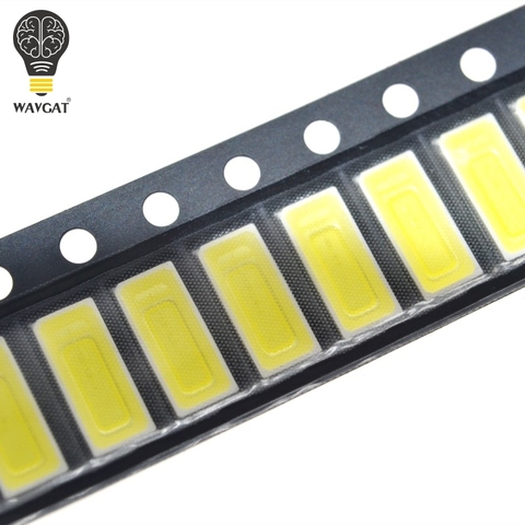 100 PCS Pour LG Innotek LED Rétro-Éclairage LED 1 W 7030 6 V Cool blanc TV Application smd 7030 led blanc froid 100-110lm 7.0*3.0*0.8mm ► Photo 1/5