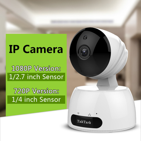 TakTark – caméra de surveillance intérieure IP WiFi HD sans fil, babyphone vidéo, sécurité nocturne ► Photo 1/6