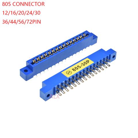 Connecteur de bande, 3 pièces, 805mm, pas 12/16/20/24/30/36/44/56P/72 broches, connecteur de bord de carte de montage PCB, prise 16P 20P 30P 36P 44P, P 44P ► Photo 1/6