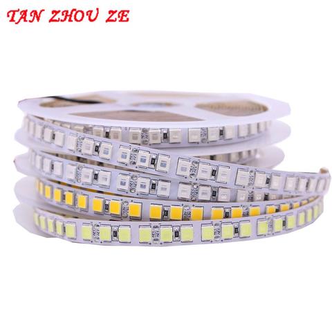 Bande lumineuse flexible LED, 12V 24v, 5m, 600, LED, 5054, LED, étanche IP67, haute luminosité,, blanc chaud ► Photo 1/5