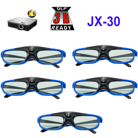 5 pièces/lot obturateur actif 96HZ/120HZ/144HZ lunettes 3D rechargeables pour Xgimi Z3/Z4/H1/H2 écrous G1/P2 BenQ Acer & DLP projecteur de liaison ► Photo 1/6