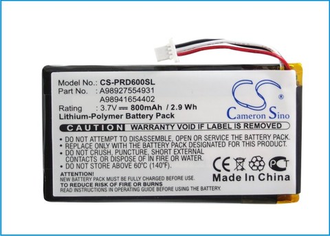 Camera Sino – batterie 800mAh, pour Sony PRS-600, PRS-600/BC, PRS-600/RC ► Photo 1/6