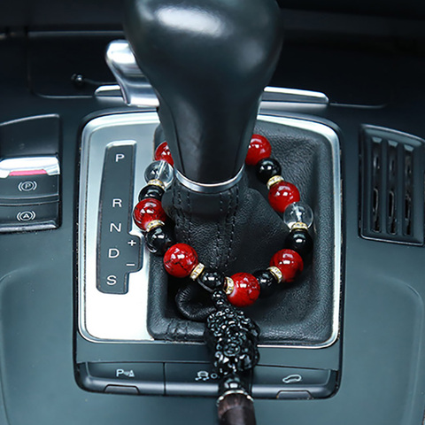 Perles de bouddha, ornements de voiture avec troupes courageuses, accessoires de décoration, cadeau, rétroviseur, Auto ► Photo 1/6