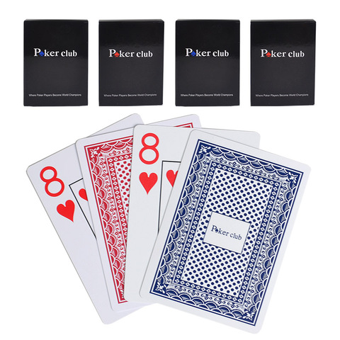 Jeu de cartes de Poker 100% étanche en plastique PVC, jeu de cartes magiques classiques pour Club de Poker, 1 pont personnalisable ► Photo 1/6