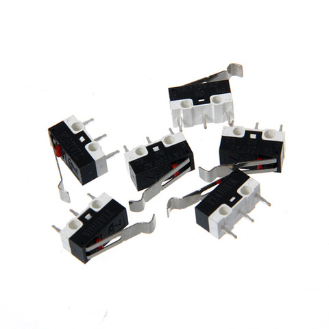 Accessoires pour imprimante 3D, lot de 10 pièces, 1a/125vac, interrupteur de fin de course, Micro interrupteur droit, Makerbot MK7/MK8 ► Photo 1/3