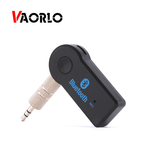 Récepteur Bluetooth VAORLO AUX Audio 3.5mm récepteur Audio sans fil Muisc pour haut-parleurs de voiture écouteurs adaptateur Bluetooth mains libres ► Photo 1/6
