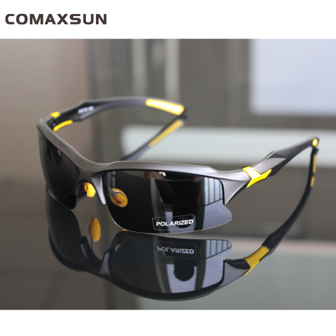 COMAXSUN – lunettes de soleil polarisées pour vélo, sport de plein air, UV 400, 2 styles ► Photo 1/6
