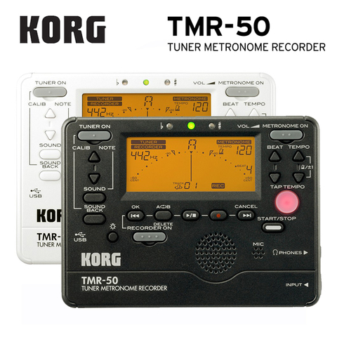 KORG TMR50 accordeur + métronome + enregistreur, accordeur/métronome combiné TM50 utilisé pour les Instruments à vent, guitare, ukulélé et Piano ► Photo 1/5