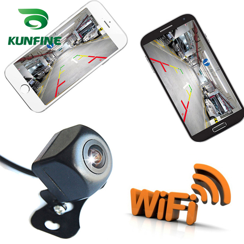 Caméra de recul WIFI sans fil pour voiture, caméra de tableau de bord avec Vision nocturne, Mini corps, tachygraphe pour iPhone et Android ► Photo 1/1