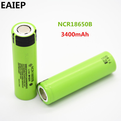 100% New Original NCR18650B 3.7 v 3400 mah 18650 Lithium Rechargeable Batterie EAIEP lampe de Poche piles ► Photo 1/6