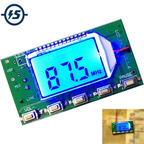 Module émetteur FM DSP PLL 87-108MHz carte Microphone numérique sans fil stéréo Modulation de fréquence multifonction ► Photo 1/6