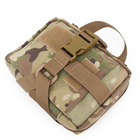 Pochette de premiers secours tactique pour l'armée de chasse, nouveau Design, sac à Patch Molle/crochet et boucle à double usage, pochette médicale amphibie EMT d'urgence EDC ► Photo 1/6