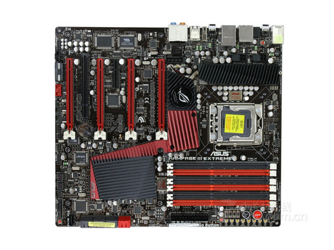 Carte mère X58 originale pour ASUS Rampage III Extreme, composant pour ordinateur de bureau, type de mémoire DDR3, socket LGA 1366, usb 2.0 ► Photo 1/1